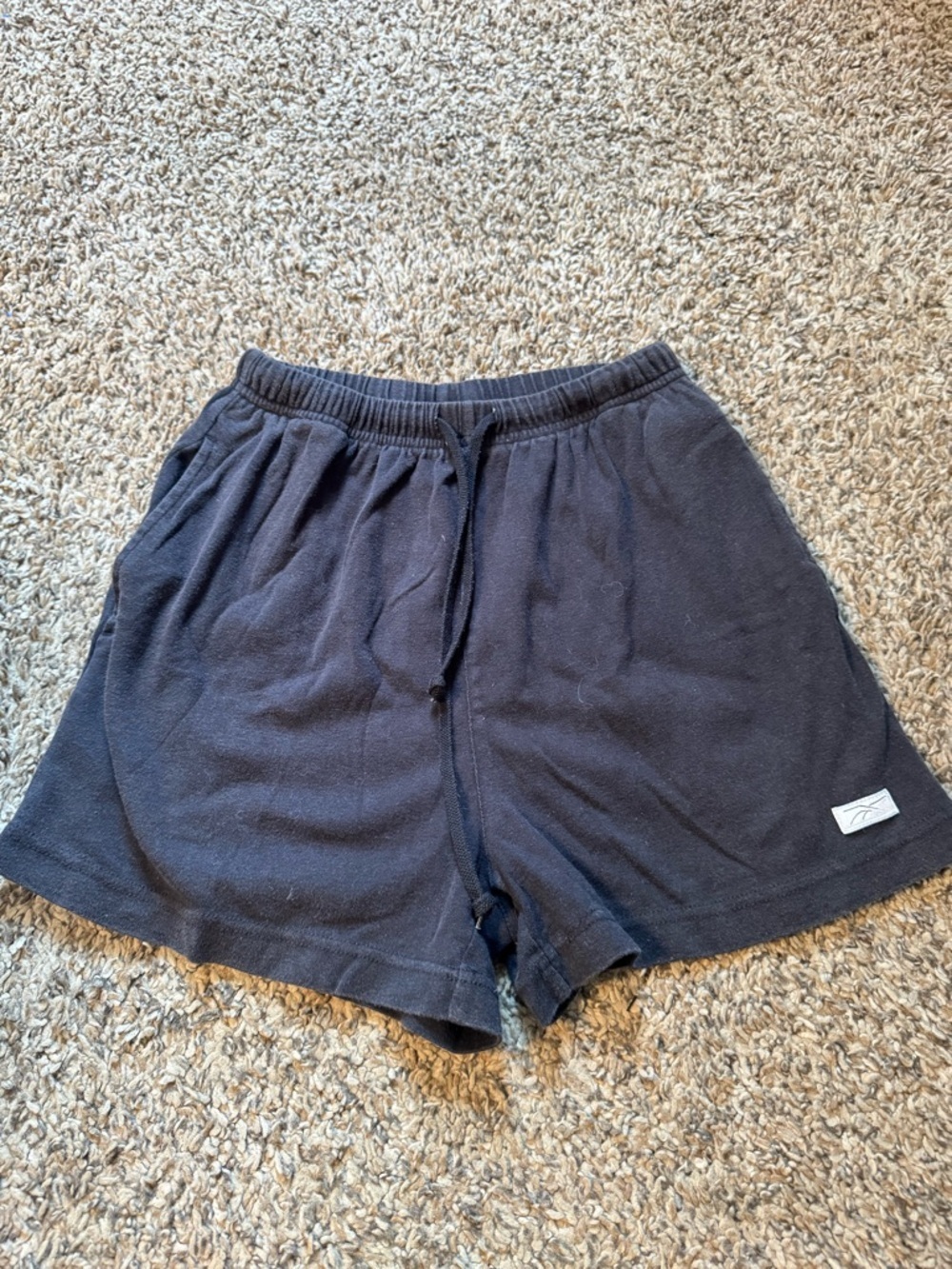 Reebok Black Athletic Pull-On Shorts